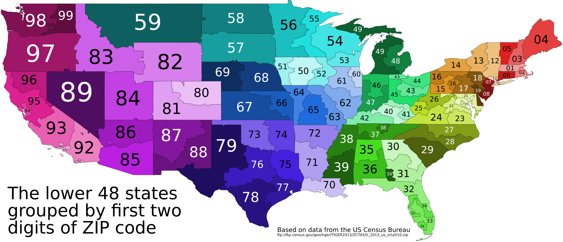 US zipcode